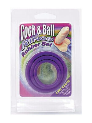 COCK & BALL COCK RING SET 3'S