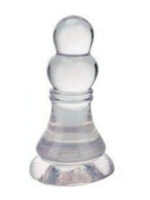 CRYSTAL POWER PAWN BUTT PLUG