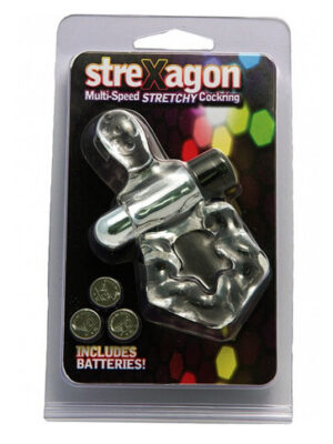 Alternative view of Stretchy Clear Vibrating | Cock Ring