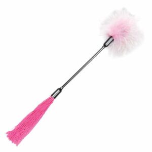 Sportsheets - Sex & Mischief Whip & Tickle Pink & White