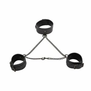 Sportsheets - Sex & Mischief Shadow Sparkle Collar and Cuff Set