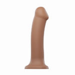 Strap-On-Me - Semi-Realistic Dual Density Bendable Dildo Caramel L